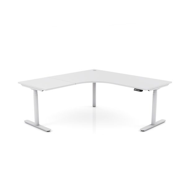 Agile Round Leg 90 Degree White White