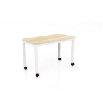 Axis Mobile Meeting Table 1200x750 White NO