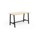Testle 4 Leg Bar Leaner Black 1800x900 New Oak