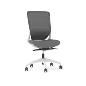 Allura Ergonomic Office Chair Single White No Arms Xchange Design