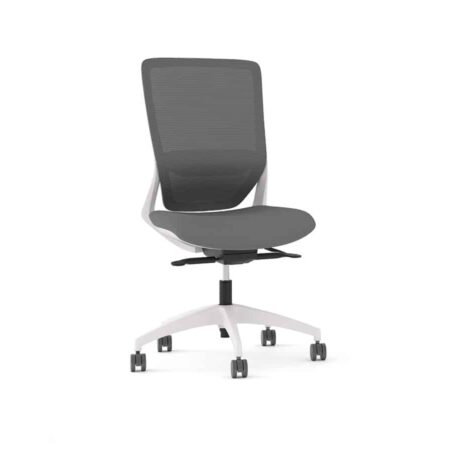 Allura Ergonomic Office Chair Single White No Arms Xchange Design